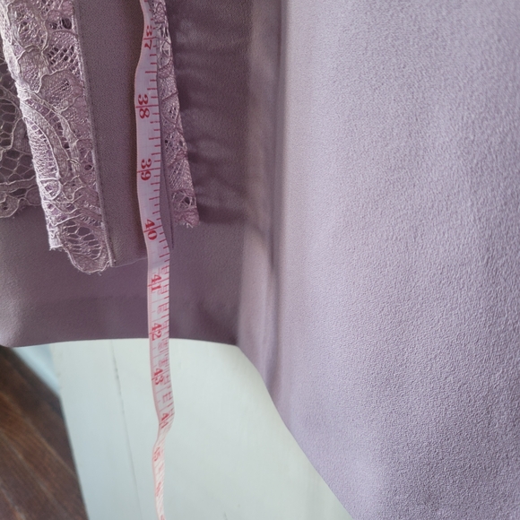 Maya Brooke Beaded V-Neck Dress with Sheer Sleeve Jacket Lilac Size 16W NWT - Picture 17 of 17